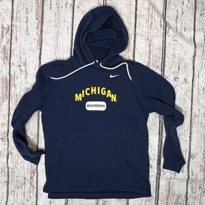 Michigan Wolverines Collegiate Nike NCAA Hoodie Pullover Jumper Sweatshirt